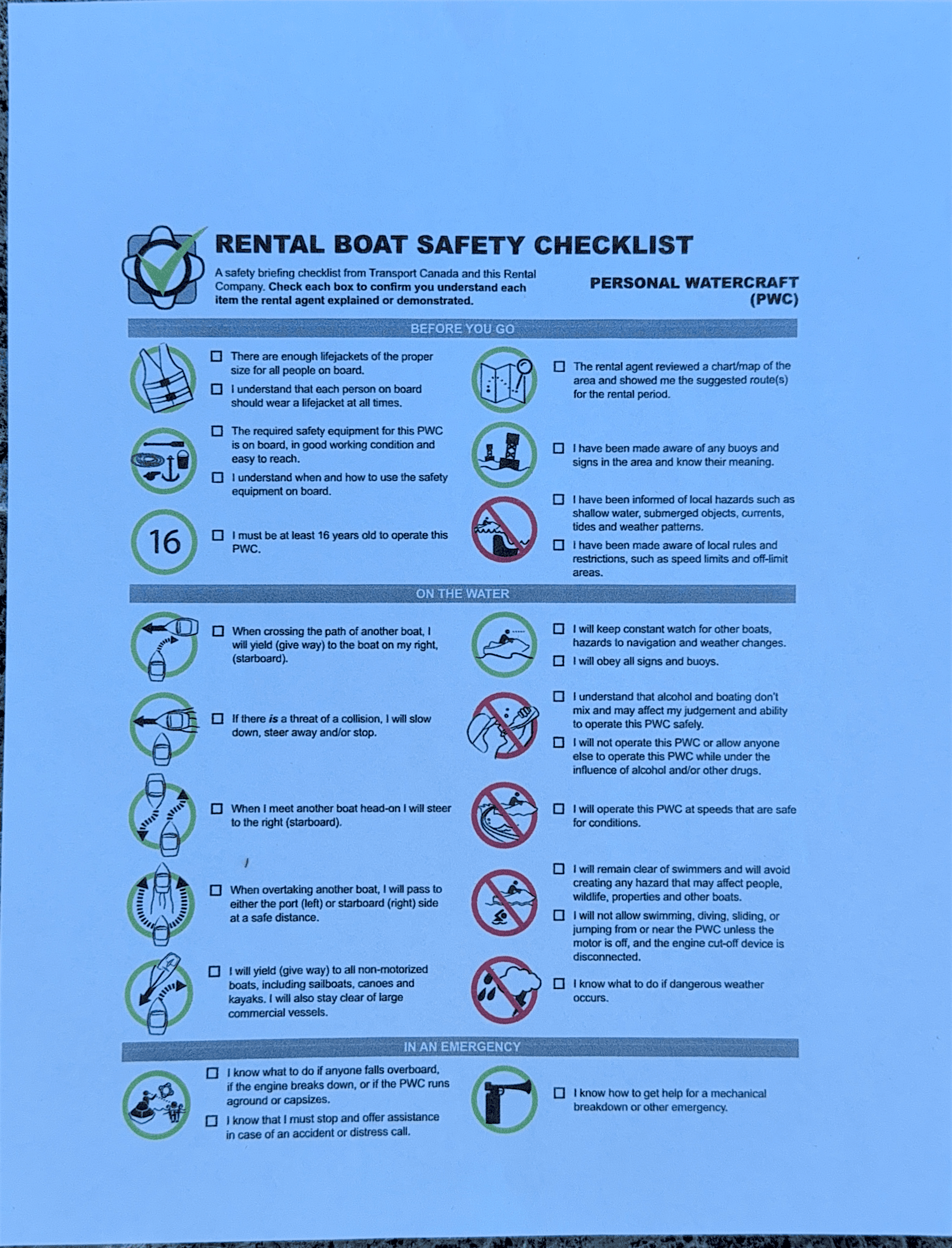 Jetski safety rules and precautions (1 of 2)